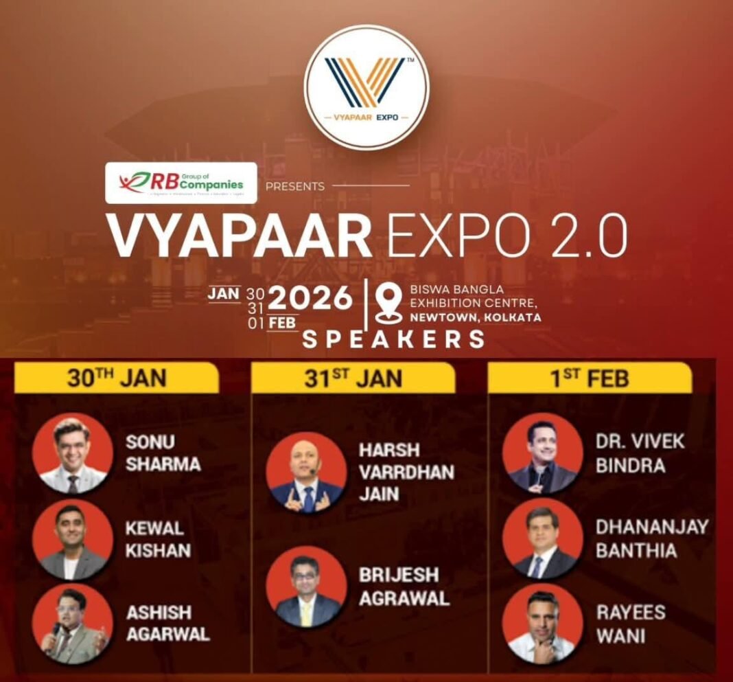 Ashish Kumar Agarwal to Speak at Vyapar Zone Expo Kolkata